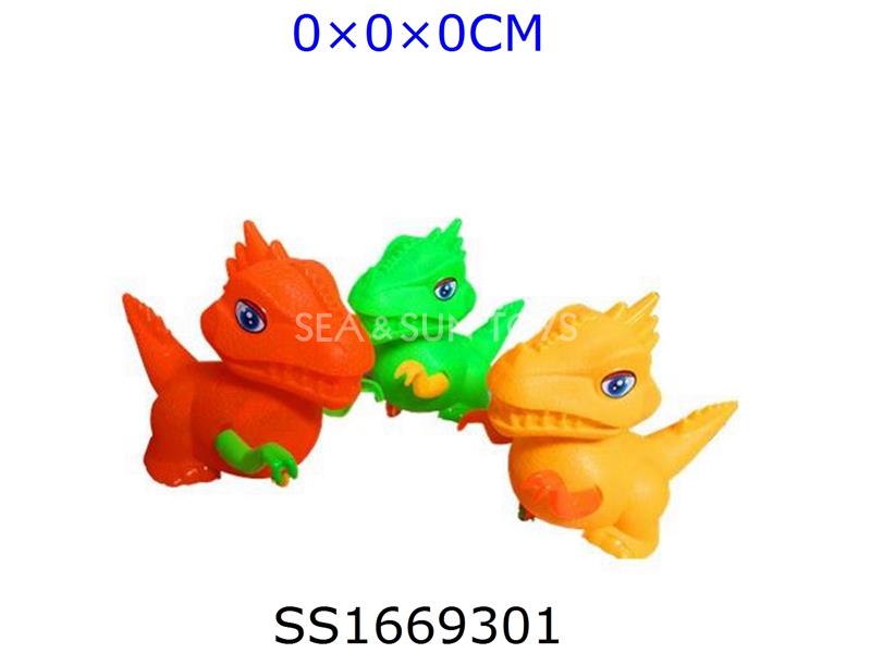 3色拉线恐龙