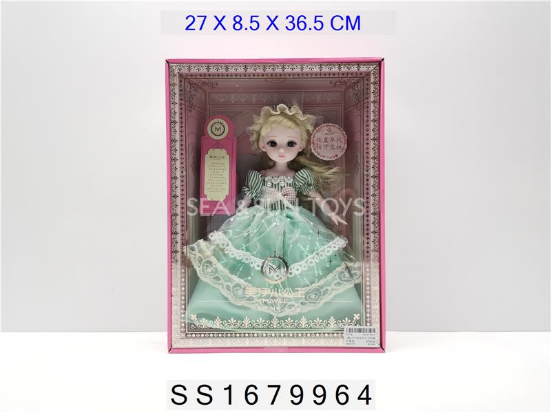3款12寸23关节公主时装娃娃（3C证）