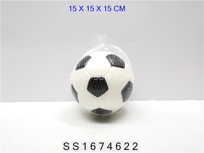 15公分黑白足球PU球