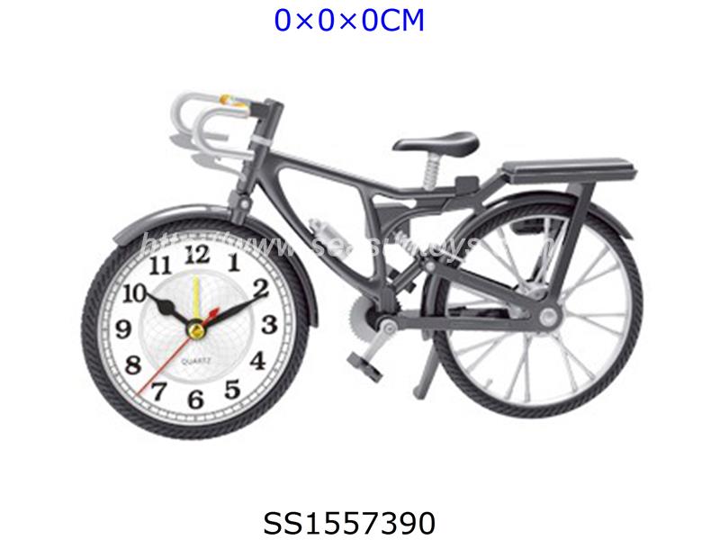 乌金喷漆自行车时钟		